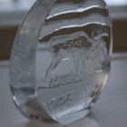 Iittala "PORO" lasikortti / lasipaino - pikkukuva 2