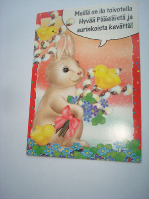 Marleena Ansio : Pääsiäistervehdys. Kulk.