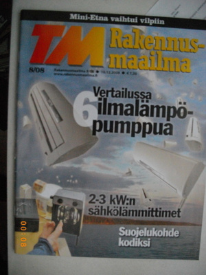 Tekniikan Maailma Nro 8/2008 - Rakennusmaailma (24.3)
