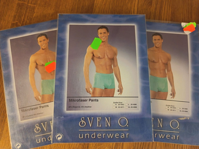 Sven O Mikrokuitubokserit 3 kpl Koko XL  UUSI Varastonpoisto