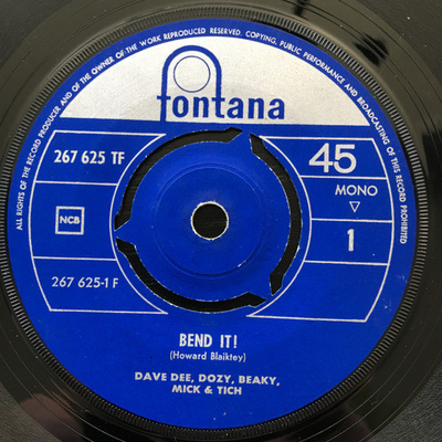 7” SINGLE Dave Dee, Dozy, Beaky, Mick & Tich - Bend It!