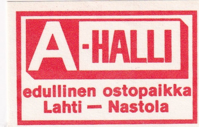 Lahti - Nastola, A - Halli  5/11