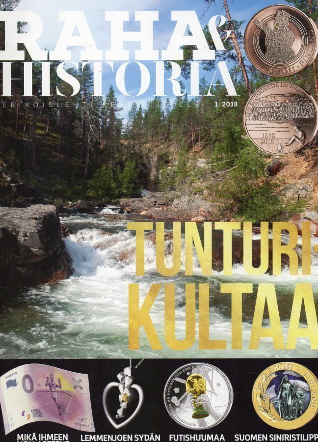 Raha & Historia n:o 1 2018 Suomen lippu 100 v. Viikingit Suo