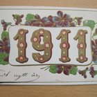 VANHA Postikortti Onnitelukortti 1911 - pikkukuva 1