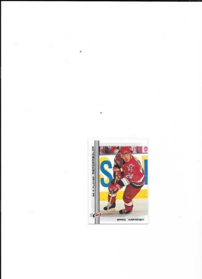 2000-01 BAP Memorabilia #176 Sami Kapanen Carolina