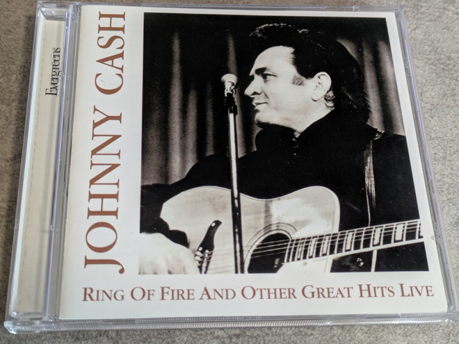 Johnny Cash - Ring Of Fire And Other Great Hits Live CD MINT