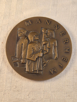 Mannerheim-mitali, J.Vikainen, v.1960