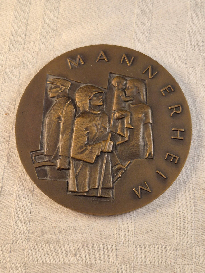 Mannerheim-mitali, J.Vikainen, v.1960
