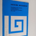 Suicide research : proceedings of the seminars of suicide... - pikkukuva 1