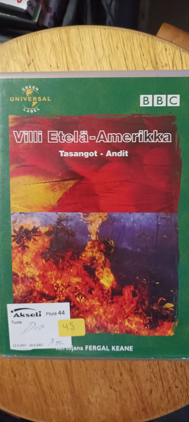 Villi Etelä-Amerikka  Tasangot ja Andit