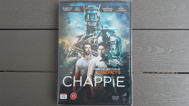 DVD: Chappie (Hugh Jackman, Sigourney Weaver 2015) UUSI