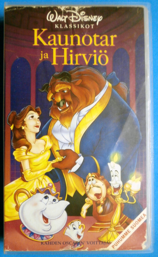VHS - Walt Disney - Kaunotar ja Hirviö - 1991