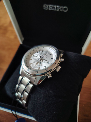 Seiko Teräs Kronografi 100M SNDC41P
