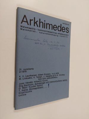 Arkhimedes 2/1979 : Matemaattis-luonnontieteellinen aikak...
