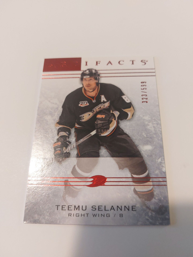 2014-15 Artifacts Ruby #76 Teemu Selänne /599