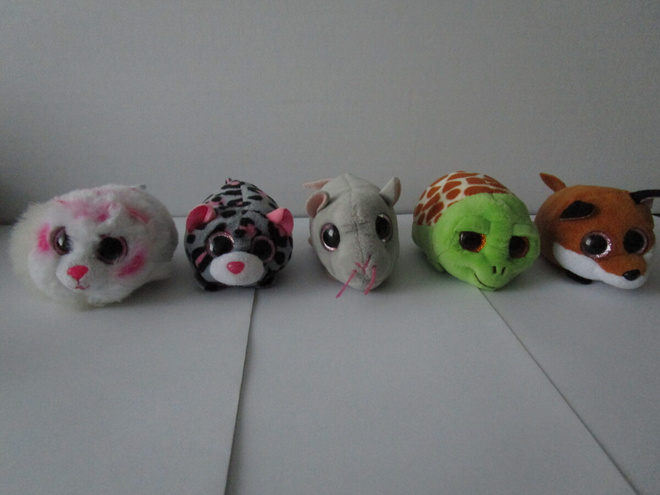Kokoelma pieniä Ty-pehmoja, 3€ / kpl