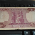 Iraq Irak 5 Dinars 1973 P64 F+ - pikkukuva 2