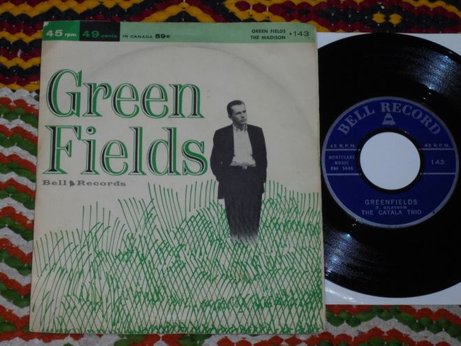 7" The Catala Trio - Greenfields - single 1960 folk EX