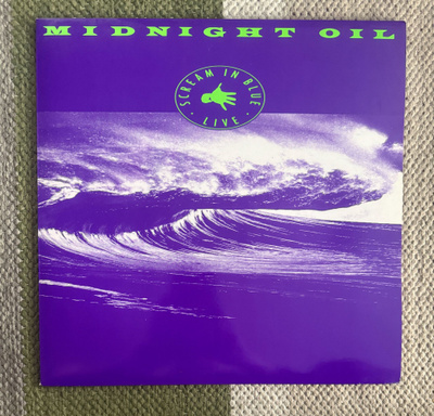 MIDNIGHT OIL: Scream In Blue - LIVE (LP) 1992