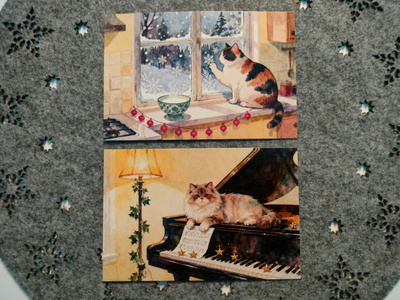 ~Kissa kortti~ 2kpl