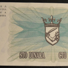 Bosnia Hertsegovina 1992 100 Dinara - pikkukuva 2