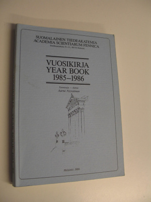 Aarne (toim.) Nyyssönen : Vuosikirja 1985-1986 : Suomalai...