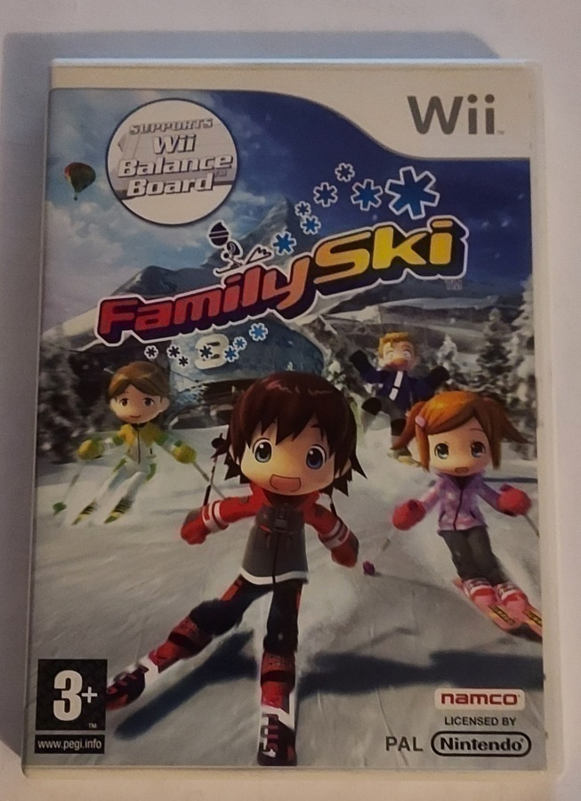 * Family Ski Wii / Wii U PAL MIB Lue Kuvaus