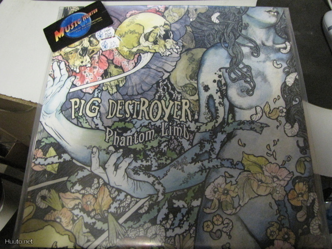 PIG DESTROYER-PHANTOM LIMB LP JENKKI 2007  PAINOS UUSI