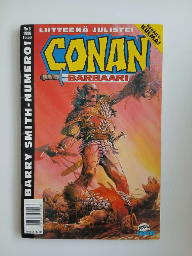 Conan barbaari sarjakuvalehti (6 / 1993)
