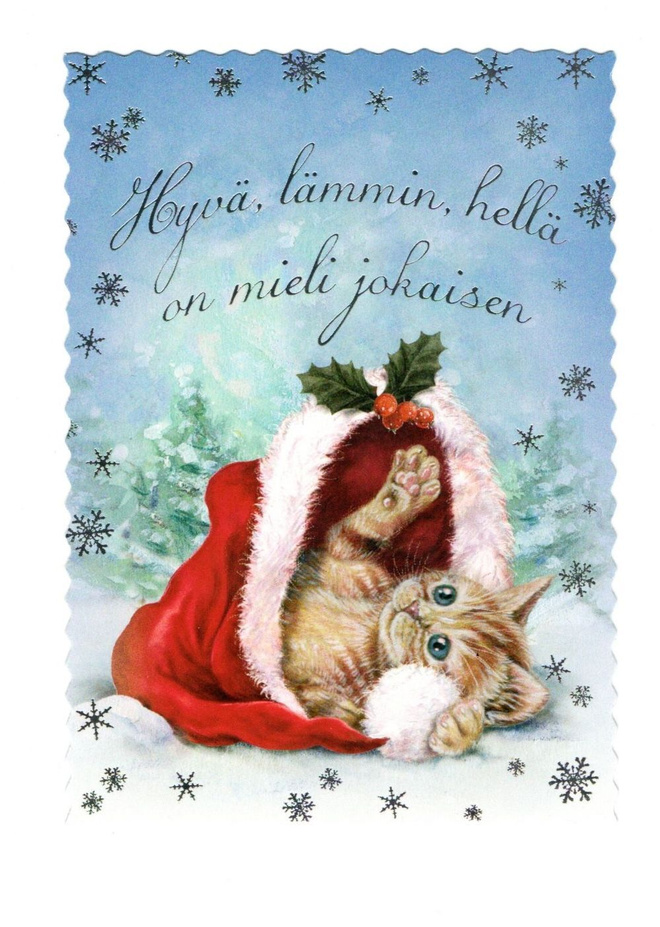 °°KISSA TONTTUHATUSSA°° -KORTTI /Gyll (Kulkematon)