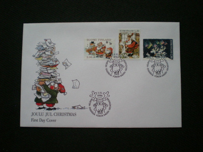 FDC Joulumerkit 1996 - LaPe 1360-1362