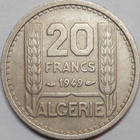 Algeria. 20 francs 1949. - pikkukuva 1