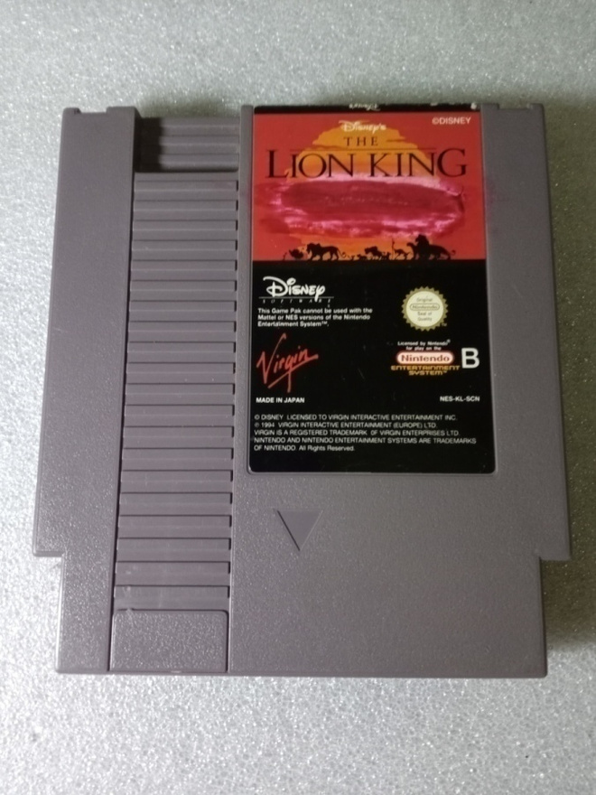 Nes Disney 's The Lion King Scn