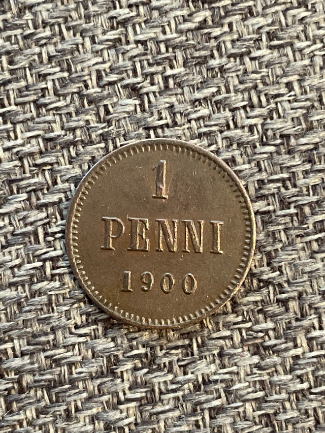 Suomi 1 Penni 1900