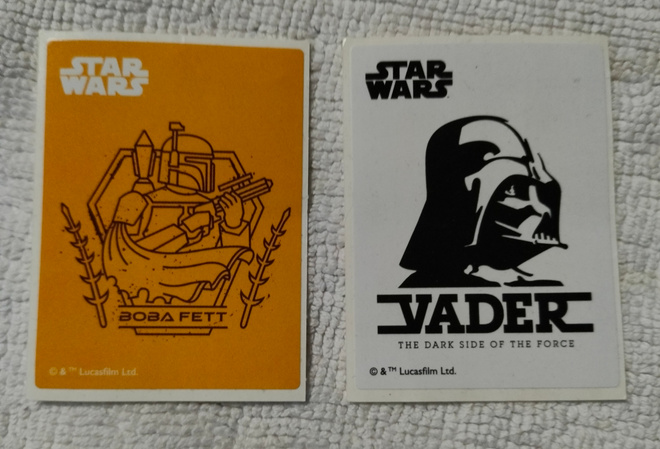 Tarra / Tarrat 2 kpl Pez Star Wars