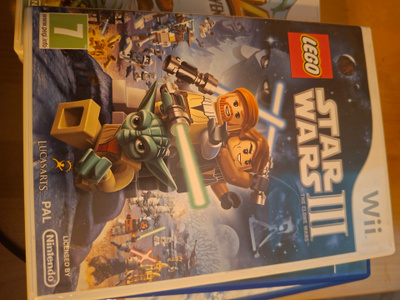 Wii Lego Star Wars 3 Clone Wars CIB