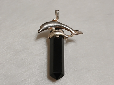 Hopea Dolphins riipus Onyx kivi 925