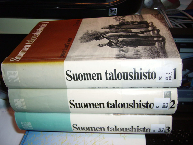 Jutikkala ym.: Suomen Taloushistoria 1-3  ( 1 p. 1983-85 )