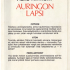Piers Anthony: Auringon lapsi (Jalavan SciFi 13) Poistokirja - pikkukuva 2