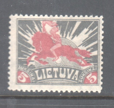Liettua 1921 Mi 88  liimakkeellisena.