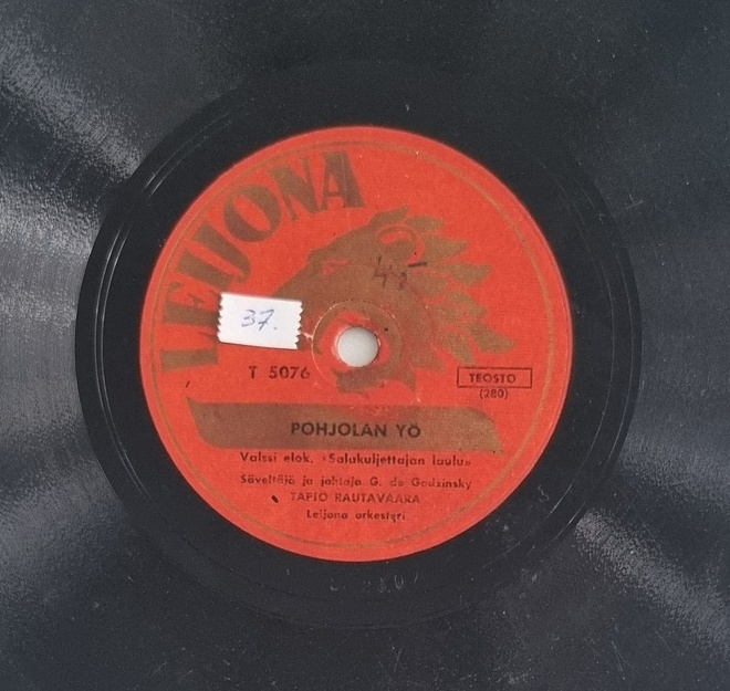 Savikiekko 1952 - Tapio Rautavaara - Triola T 5076