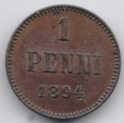 1894 1 penni kl8