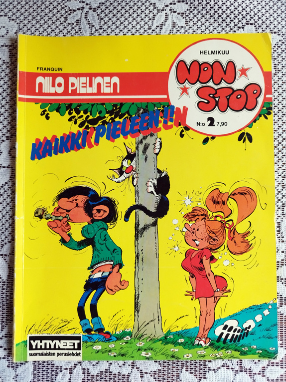 NonStop N:o 2  Franquin: Niilo Pielinen Kaikki Pieleen