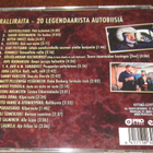 Ralliraita 1, 20 legendaarista autobiisiä cd-levy - pikkukuva 2