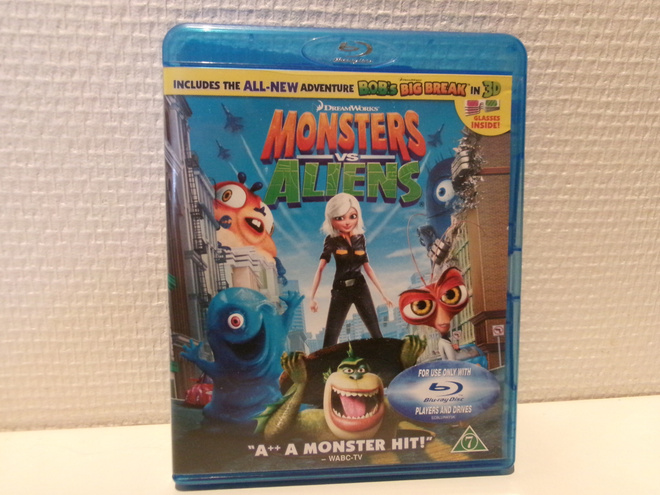 Möröt vastaan Muukalaiset - Monsters vs Aliens Blu-ray