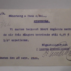 KIRJEKORTTI  10. BREVKORT PV 28.9.1920 - pikkukuva 2