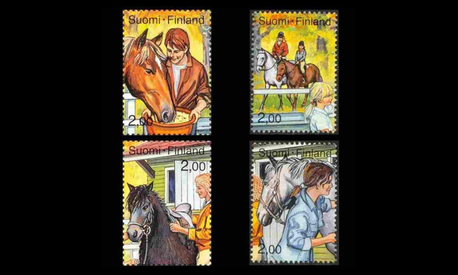 1117-20 ** Nuorten harrastuksia ratsastus (1990)