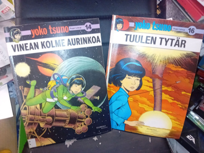 2 kpl Yoko Tsuno albumi nunerot 14 & 16 ( SIS POSTIKULU )