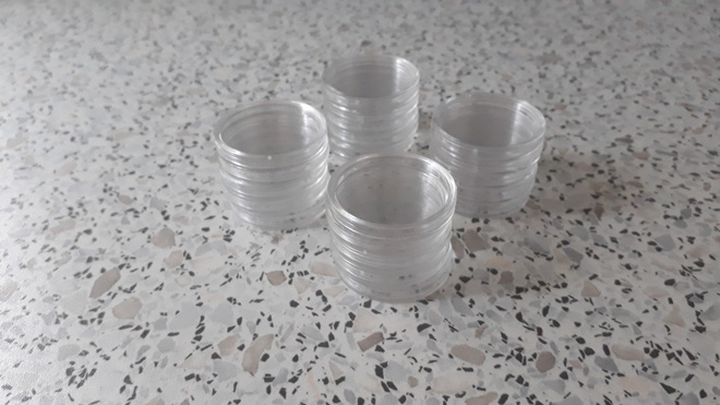 Kolikkokapselit 20kpl 27mm 2€ Euro
