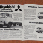 1985 Mitsubishi kuorma-auto pakettiauto esite - suom - pikkukuva 2
